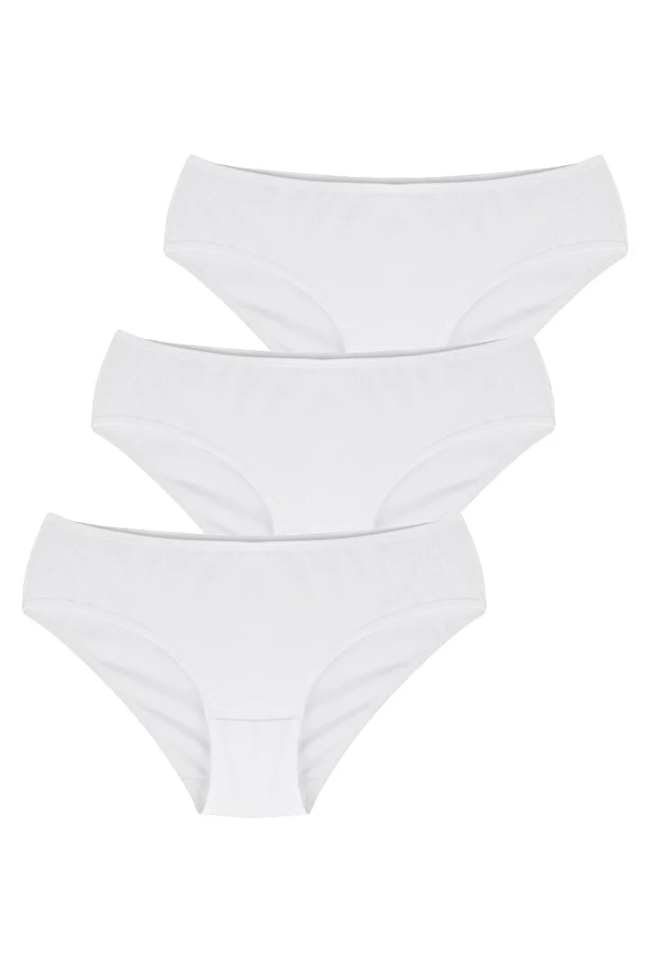 Penti Cover Beyaz Slip Külot 3'lü
